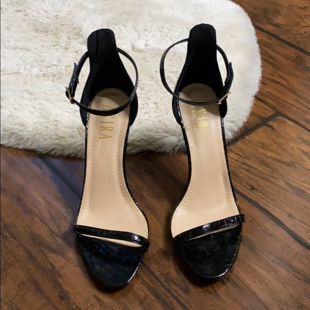 Akira black heels